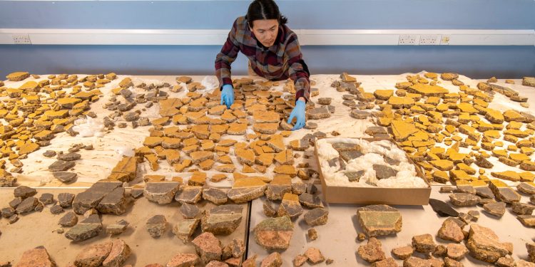 Roman frescoes found in London